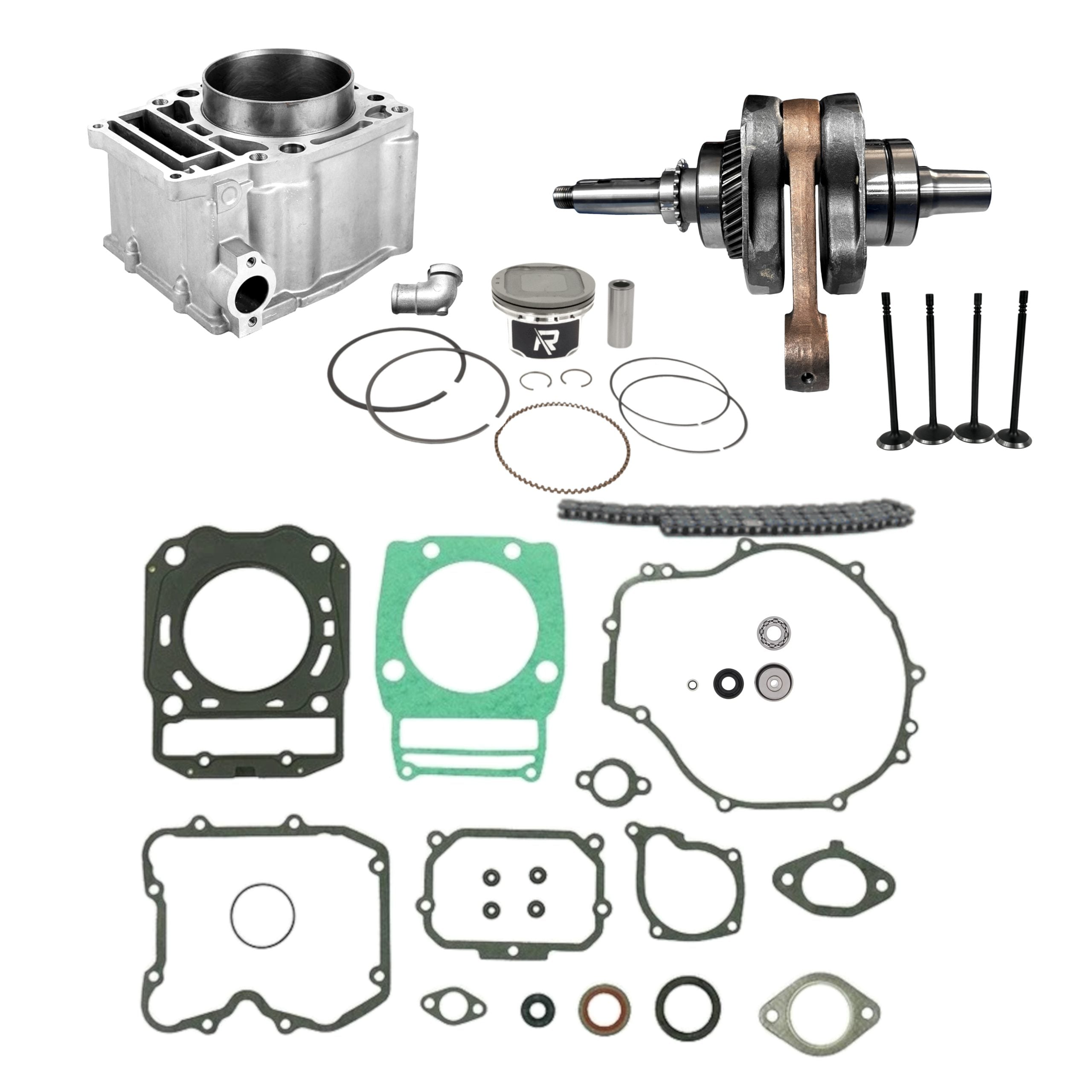Cylinder Piston Gasket Kit Top End Set 96-12 For Polaris