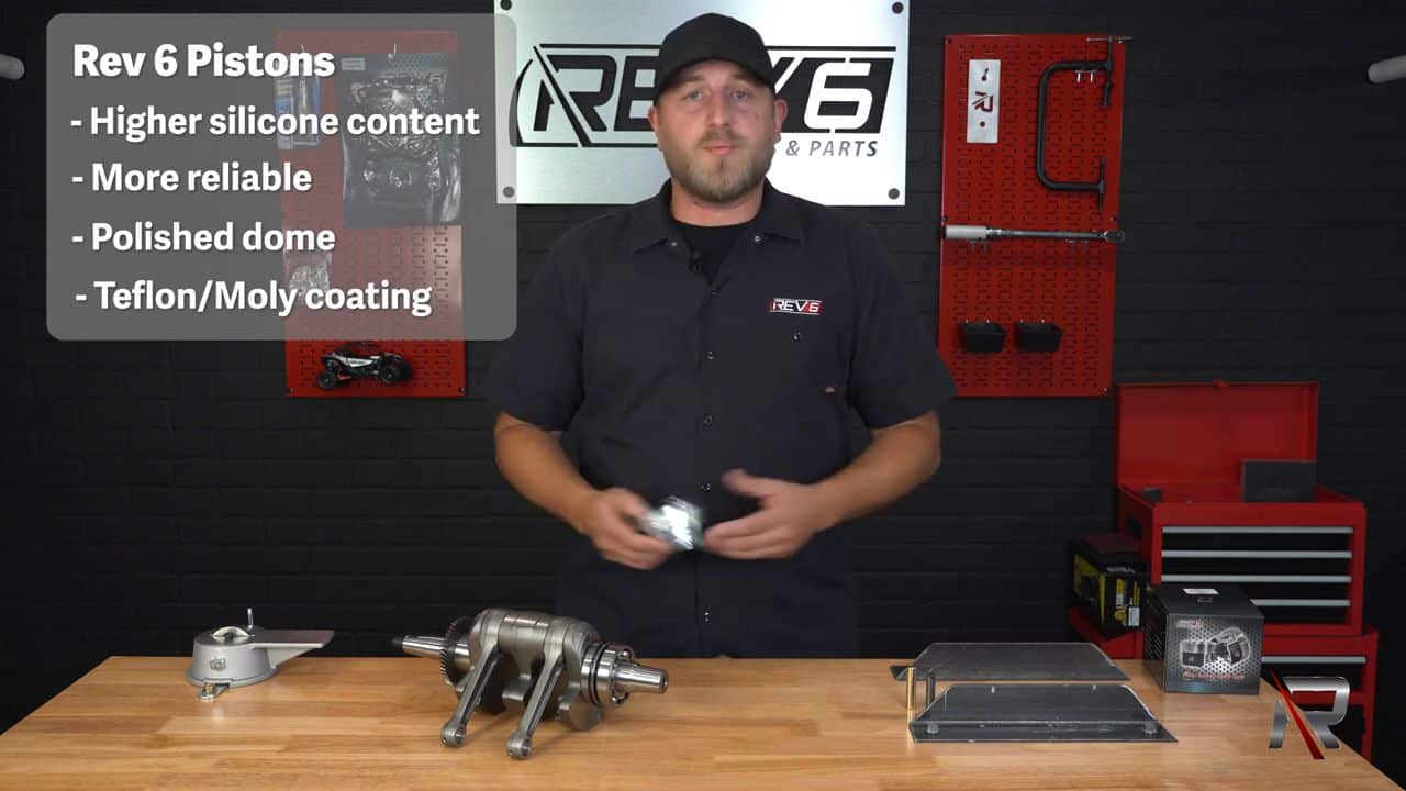 Upgraded pistons with higher silica