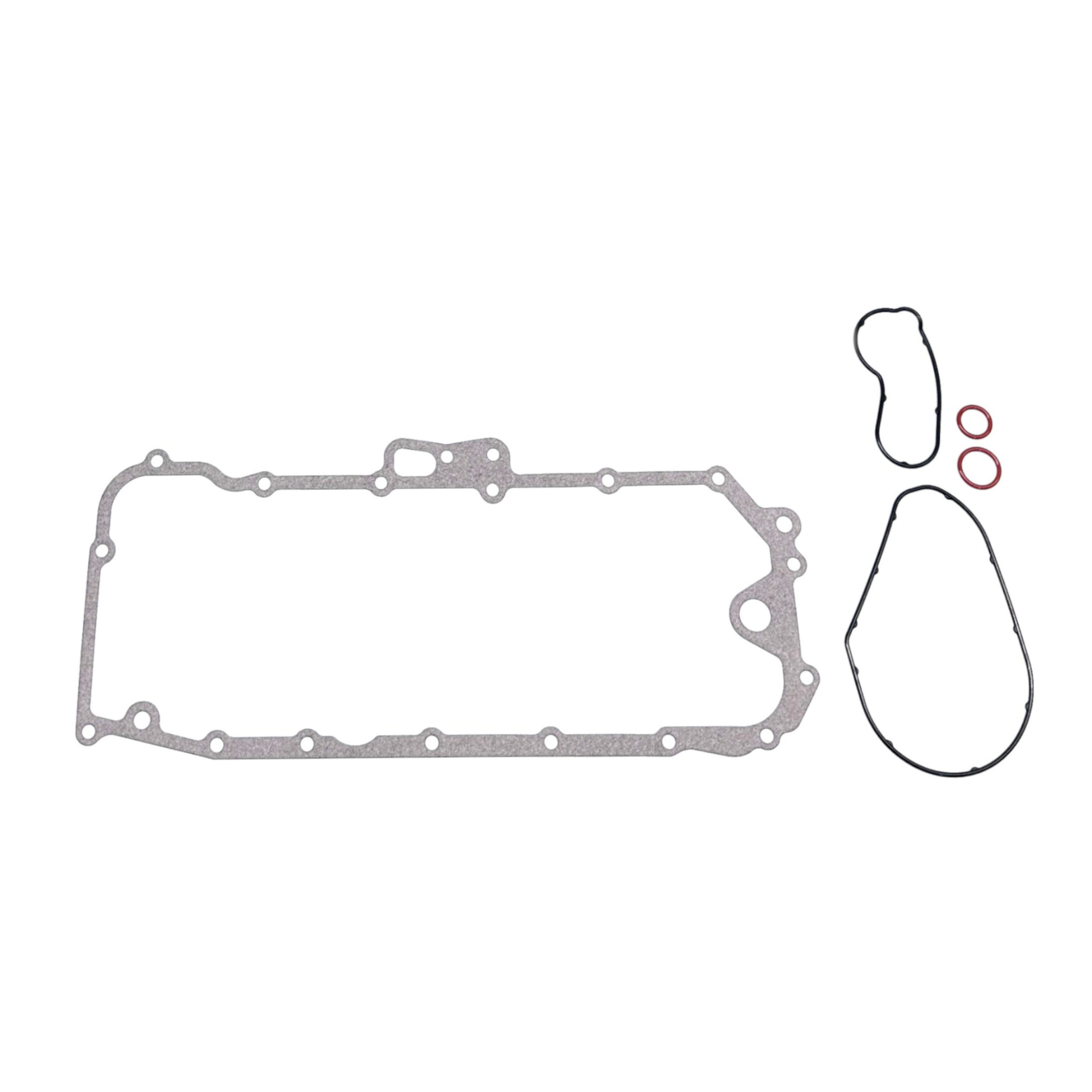 Yamaha YXZ1000R Bottom End Gasket Kit 2020–2025 — includes O-rings 93210-14579-00 and 93210-18322-00, strainer cover 2HC-13414-00-00, and water pump gaskets 8ES-12435-00-00, 8ES-12434-00-00.