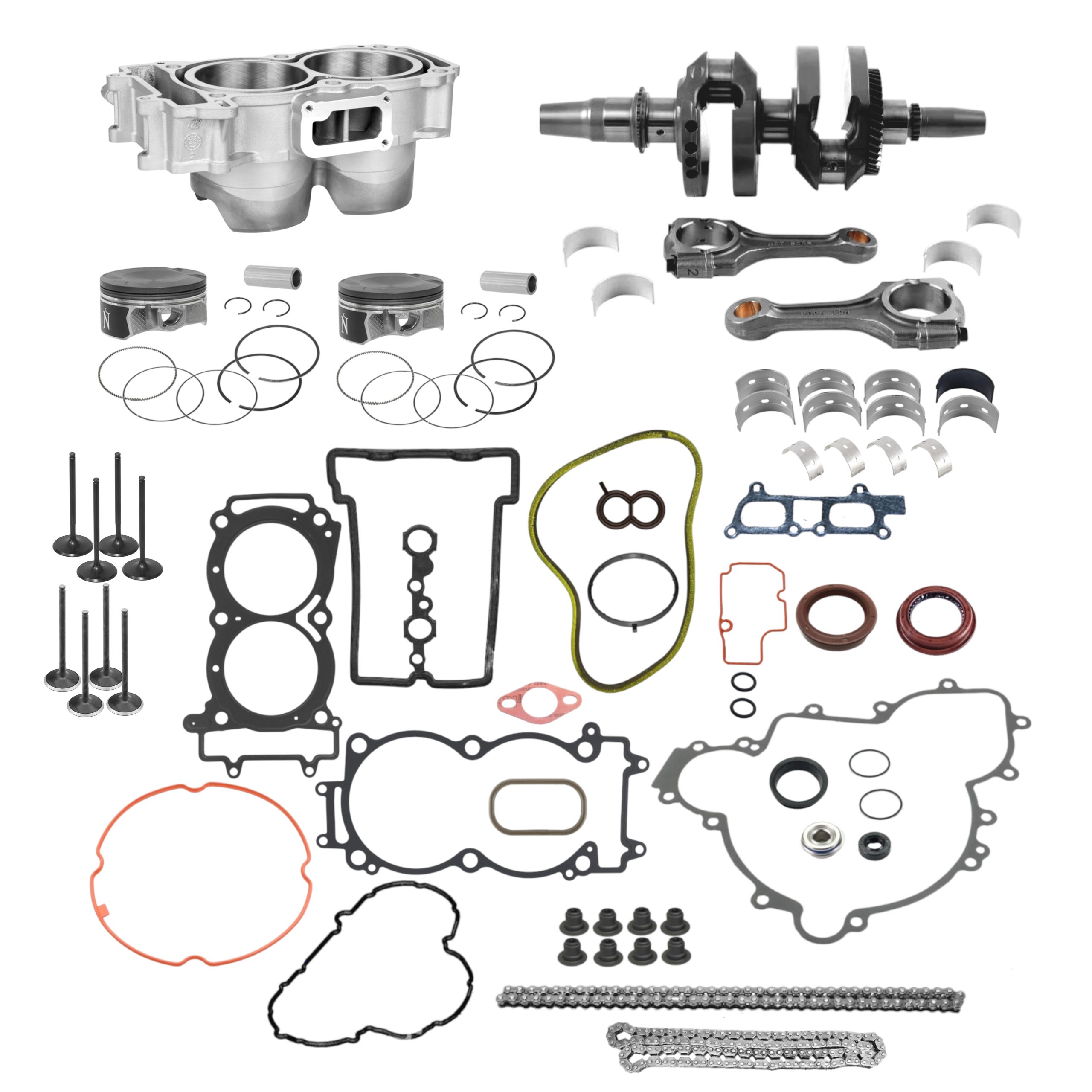 Prostar Rig Motor Polaris Xpedition ProStar 1000 Master Engine Rebuild Kit