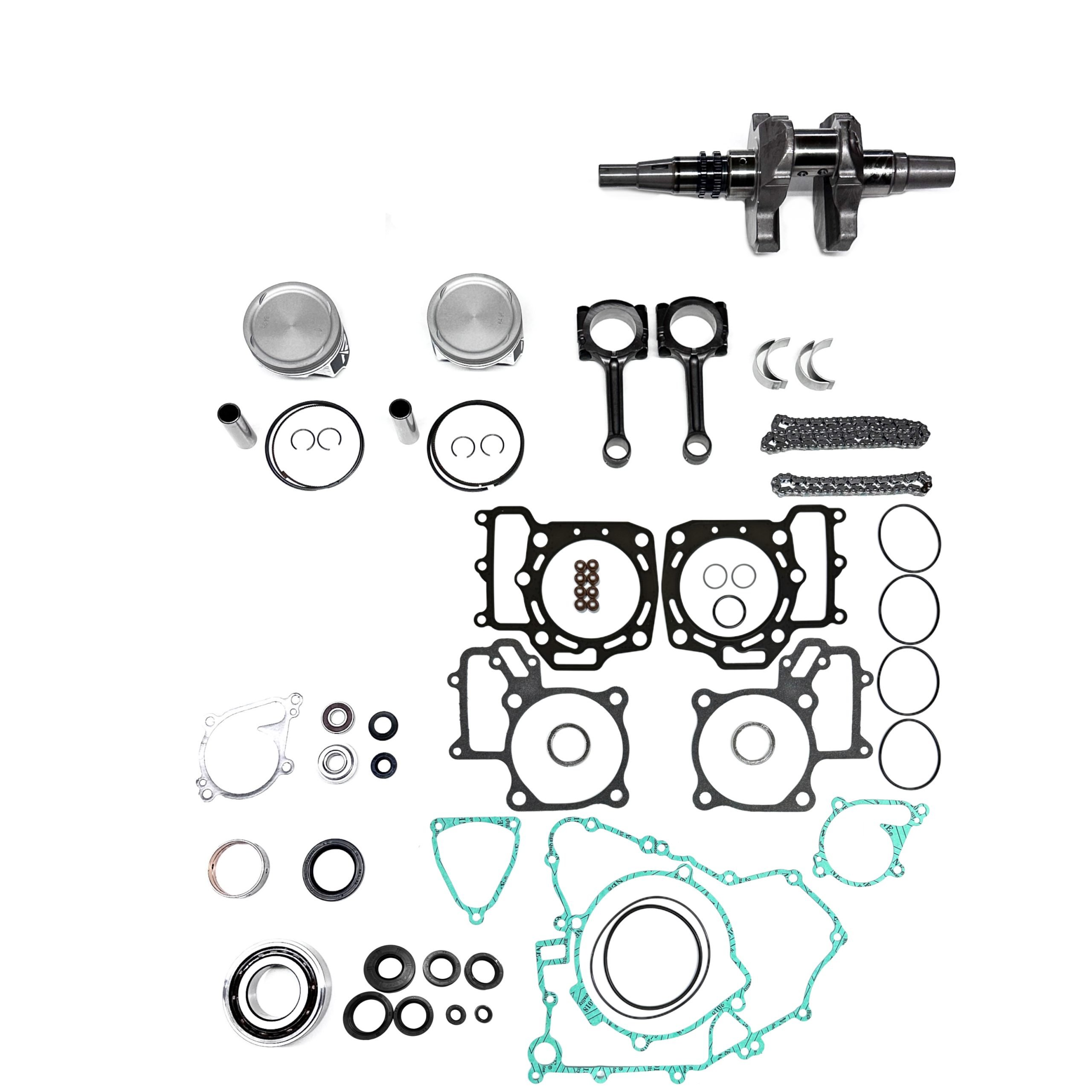 2 Front Rear Cylinder Piston Ring For Kawasaki Brute Force 750 - Foto 9