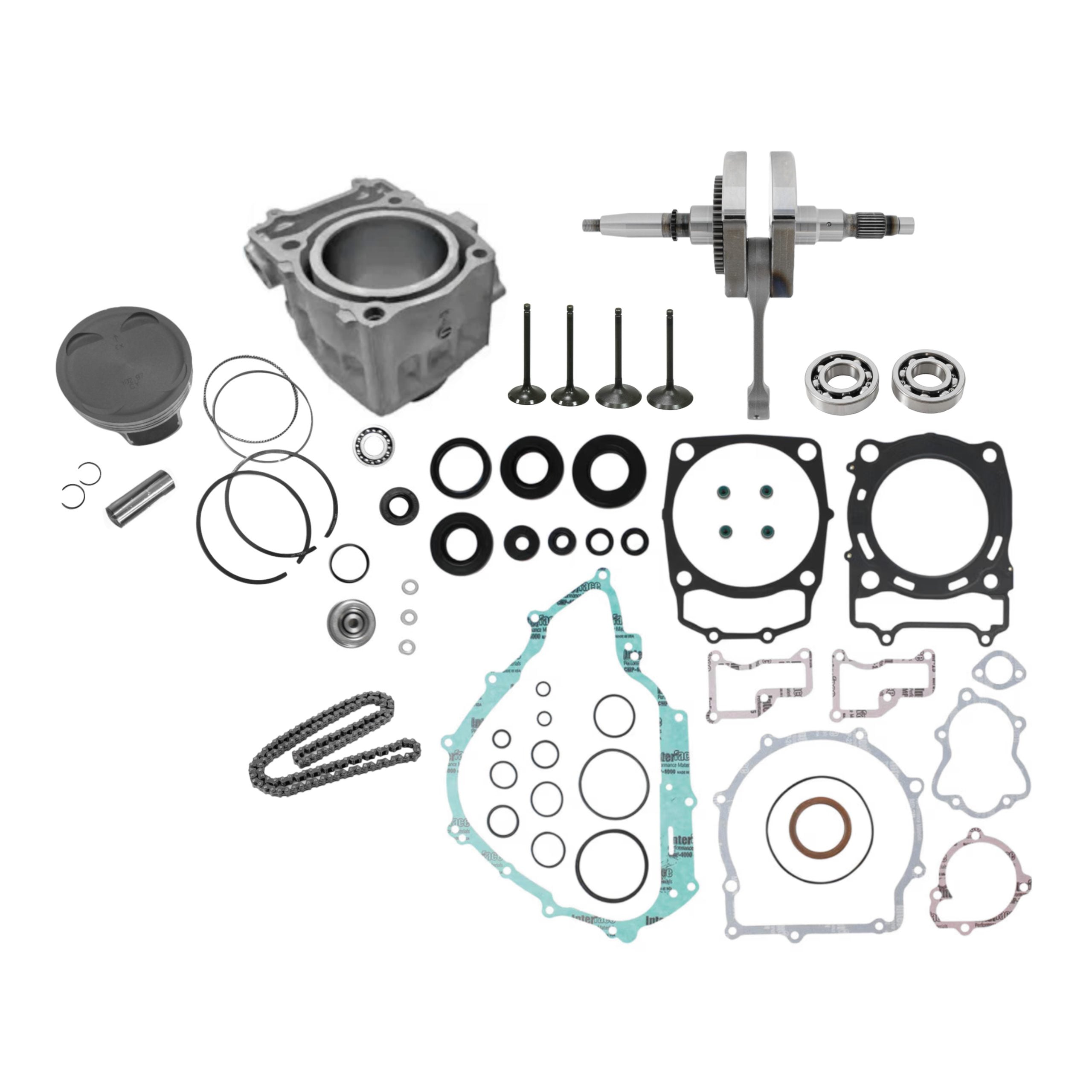 Suzuki RM 250 1984 1985 Engine Rebuild Kit, Main Bearings, Gasket Set