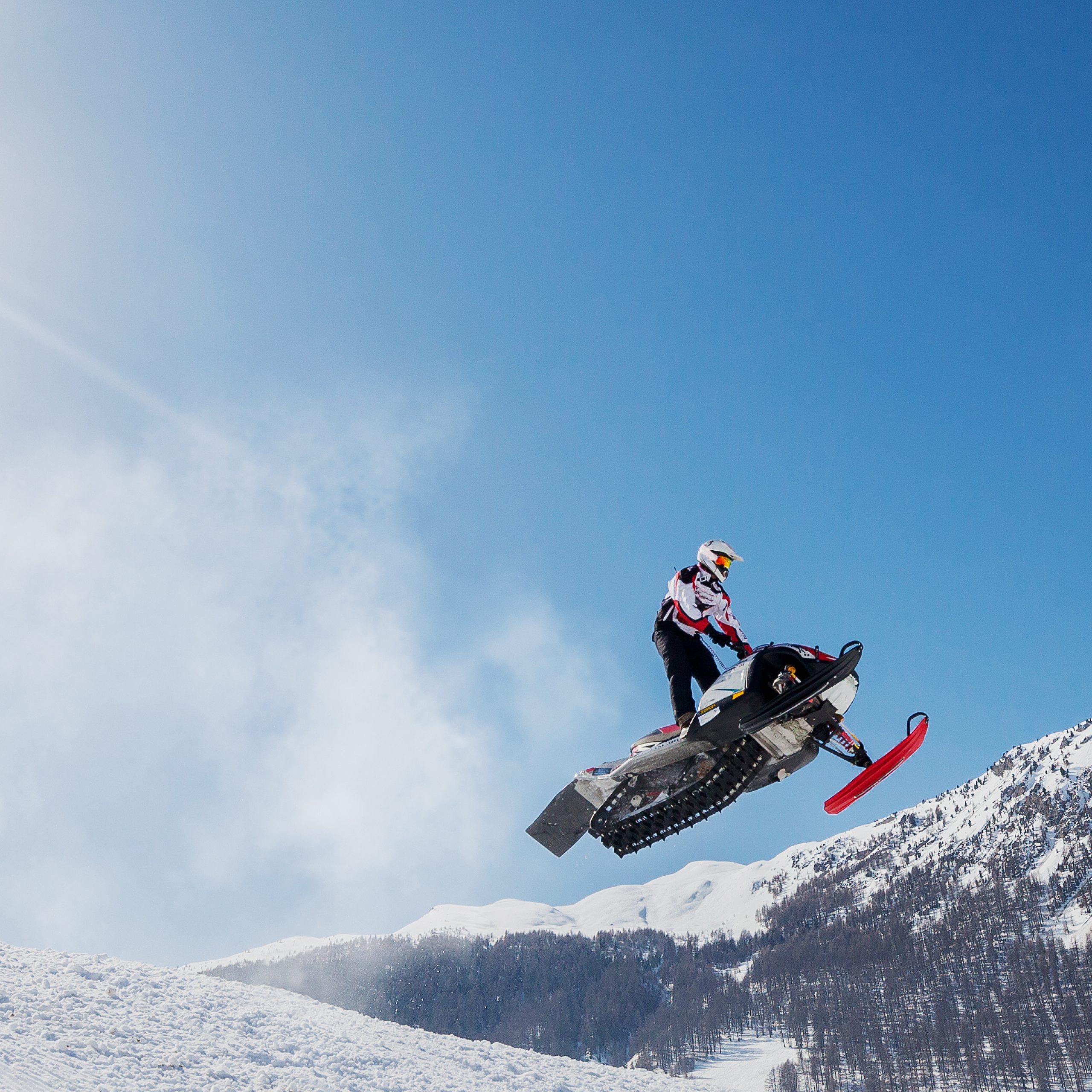 RMK Snowmobile with rebuilt engine parts from REV6