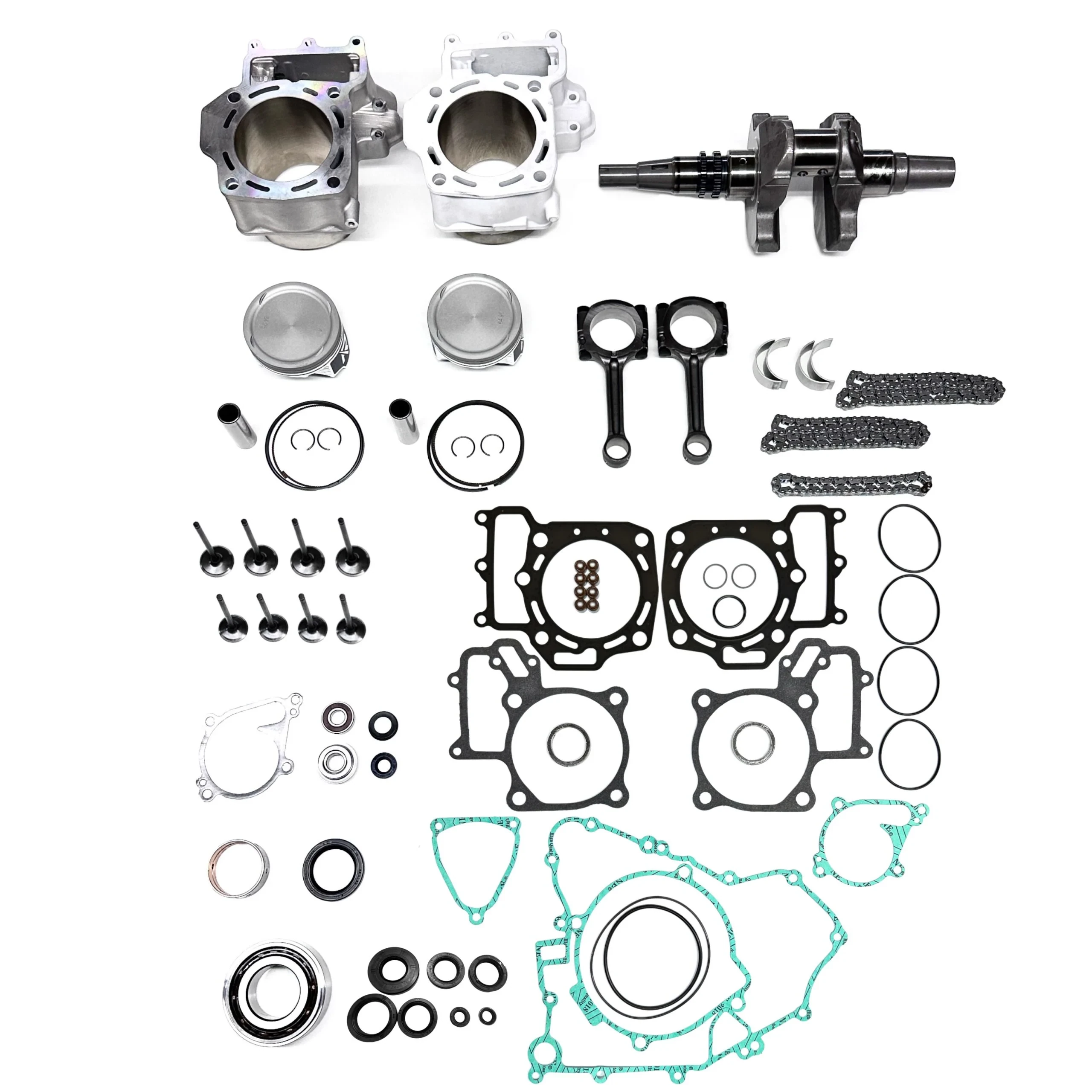 WSM Top End Rebuild Kit for Kawasaki 750 Brute Force / Teryx 2005-2011  Standard 54-258- Complete Engine Rebuild Kit Piston Crank 2008-11 Compatible with Kawasaki Teryx 750　並行輸入品