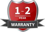 REV6 Powersports Warranty logo showing 1 and 2 year options